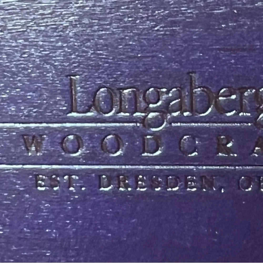 Longaberger NEW 2011 Americana Small Ware Basket Combo set Patriotic Star tie-on